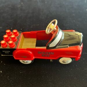 Unique Golden Wheel Collector Edition Gas Delivery Truck Pedal Car